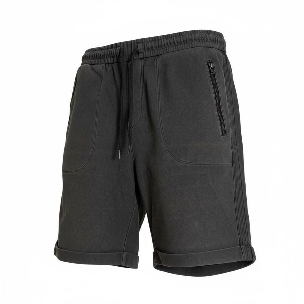 Athleta Canvas Drawstring Performance Sweatshorts Gray Size 10